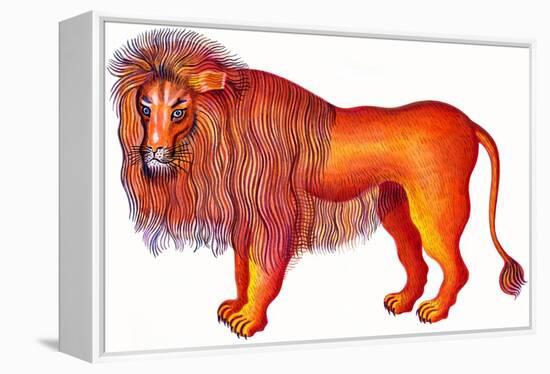 Leo the Lion, 1996-Jane Tattersfield-Framed Premier Image Canvas