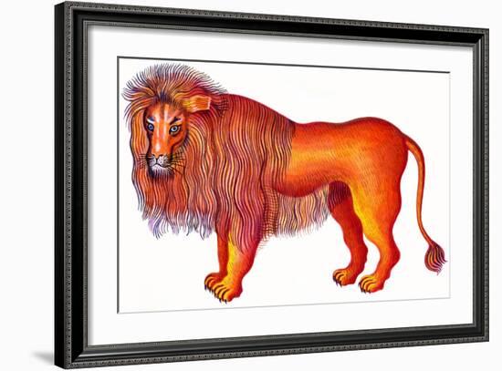 Leo the Lion, 1996-Jane Tattersfield-Framed Giclee Print