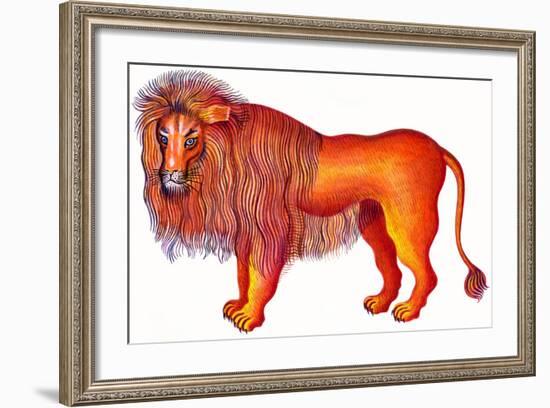 Leo the Lion, 1996-Jane Tattersfield-Framed Giclee Print