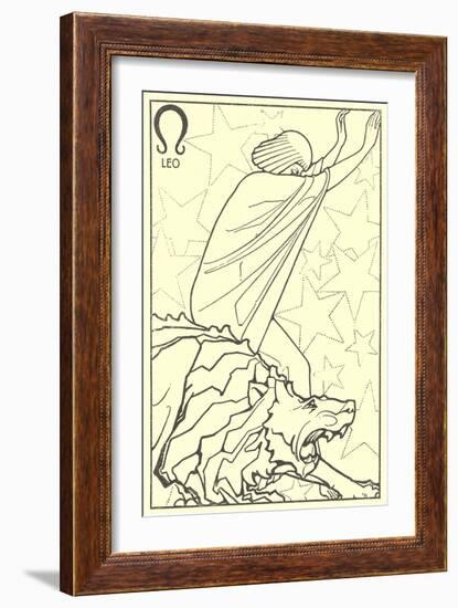 Leo, the Lion-null-Framed Art Print