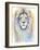 Leo the Lion-Michelle Faber-Framed Giclee Print