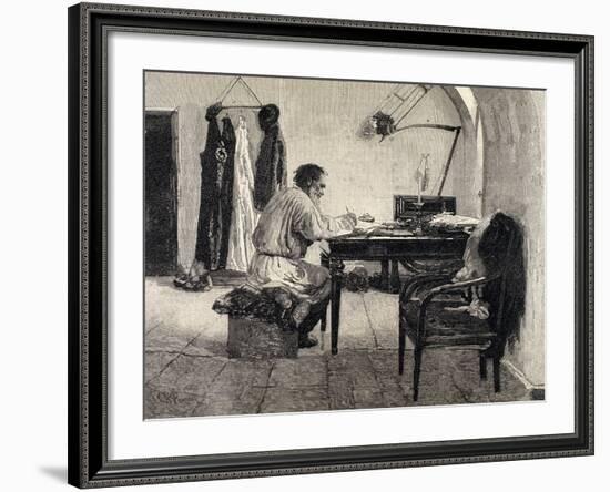 Leo Tolstoy (1828-1910). Russian Writer-null-Framed Giclee Print