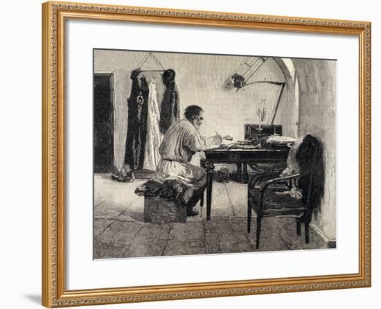 Leo Tolstoy (1828-1910). Russian Writer-null-Framed Giclee Print