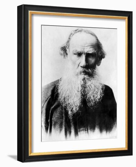 Leo Tolstoy, Russian Writer, Early 1900s-null-Framed Photo