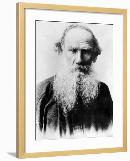 Leo Tolstoy, Russian Writer, Early 1900s-null-Framed Photo