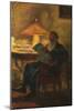 Leo Tolstoy with a Newspaper, 1901-Leonid Osipovich Pasternak-Mounted Giclee Print