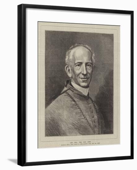 Leo XIII, the New Pope-null-Framed Giclee Print