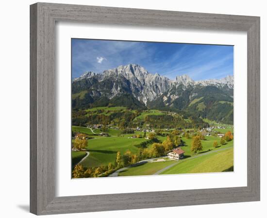 Leogang in Pinzgau, Salzburger Land, Austria-Katja Kreder-Framed Photographic Print