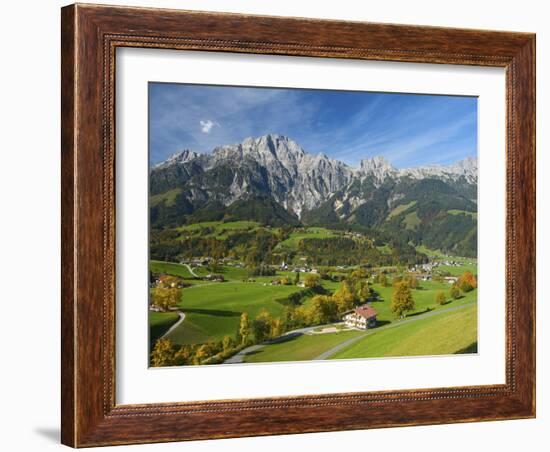 Leogang in Pinzgau, Salzburger Land, Austria-Katja Kreder-Framed Photographic Print