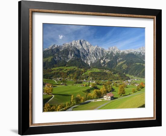 Leogang in Pinzgau, Salzburger Land, Austria-Katja Kreder-Framed Photographic Print