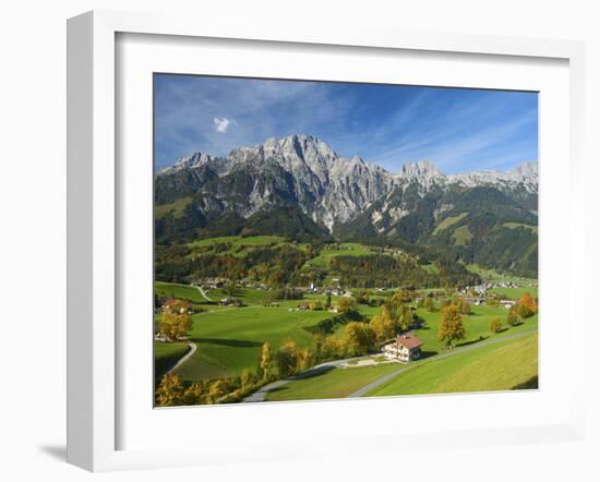 Leogang in Pinzgau, Salzburger Land, Austria-Katja Kreder-Framed Photographic Print