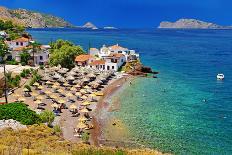 Pictorial Beaches of Greece - Hydra Island-leoks-Framed Photographic Print
