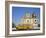 Leon, American Yellow Bluebird Bus Driving Past San Juan Church, Nicaragua-Jane Sweeney-Framed Photographic Print