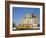 Leon, American Yellow Bluebird Bus Driving Past San Juan Church, Nicaragua-Jane Sweeney-Framed Photographic Print