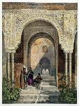 The Court of the Lions, the Alhambra, Granada, 1853-Leon Auguste Asselineau-Giclee Print