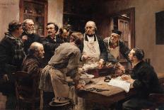 The Lesson of Claude Bernard (1813-78) Or, Session at the Vivisection Laboratory, 1889-Léon Augustin L'hermitte-Giclee Print