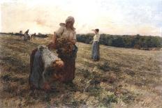Gleaners at Sunset, 1889-Leon-Augustin Lhermitte-Framed Giclee Print