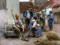 Paying the Harvesters, 1882-Leon-Augustin Lhermitte-Giclee Print