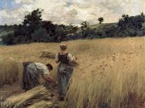 'Paying the Harvesters', 1882, (1911)-Leon-Augustin Lhermitte-Framed Giclee Print