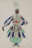 Costume Design for the Ballet Blue God, 1912-Léon Bakst-Framed Premier Image Canvas