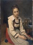 Meditation, 1870 (Oil on Canvas)-Leon Bazile Perrault-Giclee Print