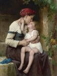 Mother and Child, 1894 (Painting)-Leon Bazile Perrault-Giclee Print
