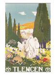 Alger La Blanche - Quay Scene, Algiers, 1912-Leon Cauvy-Giclee Print