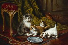 Cosy Family-Leon Charles Huber-Giclee Print