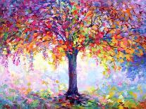 Colorful Tree of Life-Leon Devenice-Framed Art Print