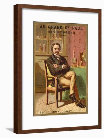 Leon Foucault, French Physicist-null-Framed Giclee Print