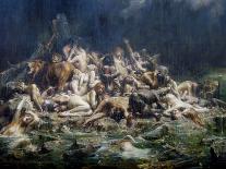 The Deluge-Léon-François Comerre-Framed Premier Image Canvas