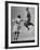 Leon James and Willa Mae Ricker Demonstrating a Step of the Lindy Hop-Gjon Mili-Framed Premium Photographic Print