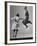 Leon James and Willa Mae Ricker Demonstrating a Step of the Lindy Hop-Gjon Mili-Framed Premium Photographic Print