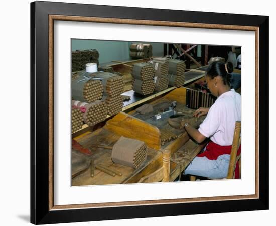 Leon Jimenes Cigar Factory, Town of Santiago, Saint Domingue (Santo Domingo), Dominican Republic-Bruno Barbier-Framed Photographic Print