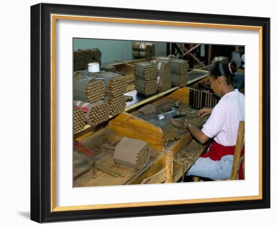 Leon Jimenes Cigar Factory, Town of Santiago, Saint Domingue (Santo Domingo), Dominican Republic-Bruno Barbier-Framed Photographic Print