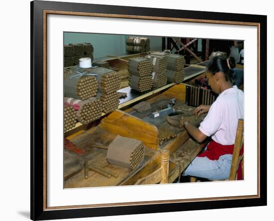 Leon Jimenes Cigar Factory, Town of Santiago, Saint Domingue (Santo Domingo), Dominican Republic-Bruno Barbier-Framed Photographic Print