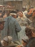 La paye des moissonneurs-Léon Lhermitte-Mounted Giclee Print