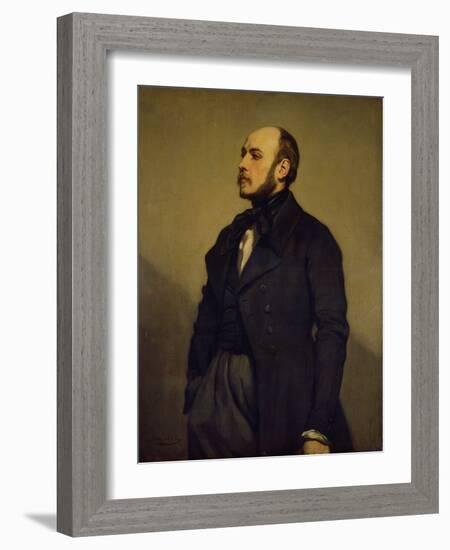 Leon Ohnet (Oil on Canvas)-Thomas Couture-Framed Giclee Print