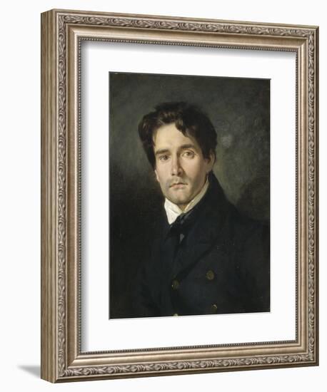 Léon Riesener, peintre cousin de l'artiste-Eugene Delacroix-Framed Giclee Print