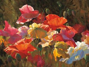 Poppies in Sunshine by Leon Roulette