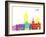 Leon Skyline Pop-paulrommer-Framed Art Print