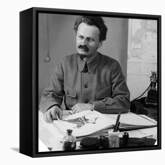 Leon Trotsky (1879-1940)-null-Framed Premier Image Canvas