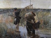 Beet-Lifting, 1893 (Oil on Canvas)-Leon Wyczolkowski-Giclee Print