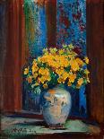 Marsh Marigolds, 1909 (Oil on Canvas)-Leon Wyczolkowski-Mounted Giclee Print