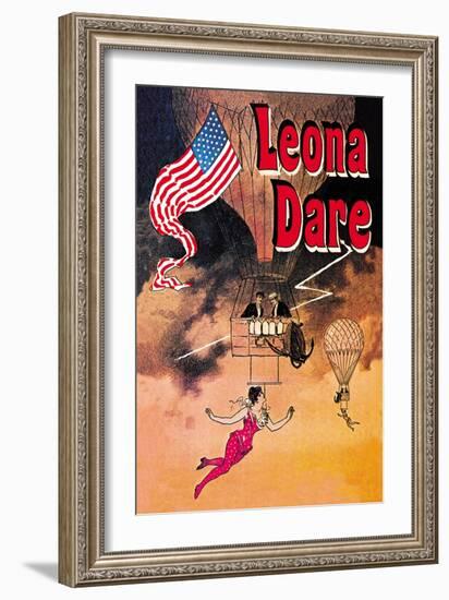 Leona Dare-Jules Chéret-Framed Art Print