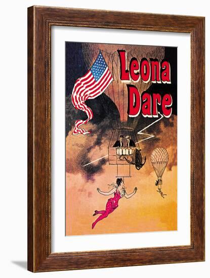 Leona Dare-Jules Chéret-Framed Art Print