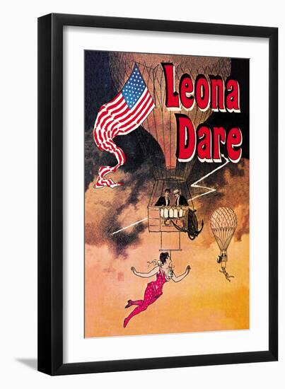 Leona Dare-Jules Chéret-Framed Art Print