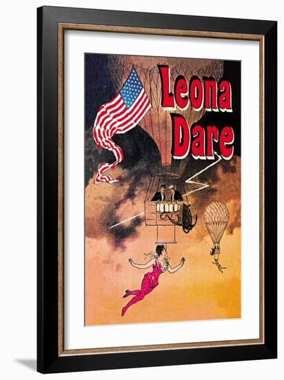 Leona Dare-Jules Chéret-Framed Art Print