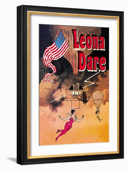 Leona Dare-Jules Chéret-Framed Art Print