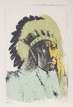 Chief Wets It - Assinnboine-Leonard Baskin-Framed Limited Edition